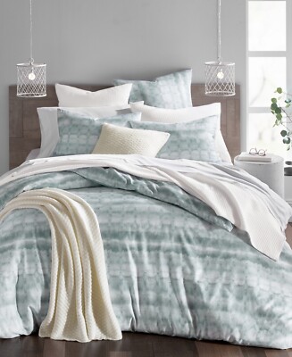 Oake Shibori Plaid Comforter Sets Created for Macys