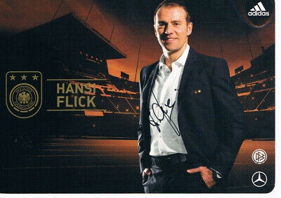 Handsignierte AK Autogrammkarte *HANSI FLICK* DFB Deutschland EM 2012