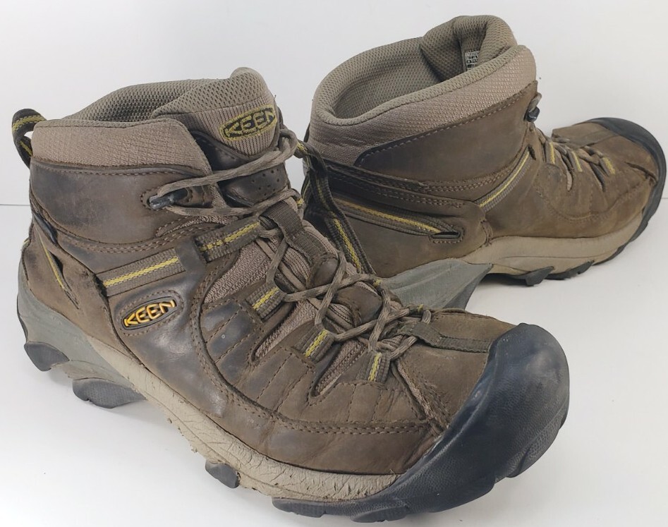 KEEN Uomo Targhee II Mid Stivali Impermeabili Pelle Scarpe da Escursionismo Taglia 11 5M 1002375