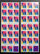 U.S. Stamps SC#3122a. Liberty Stamp. 32¢ Booklets of 20. P#V2222 +V1111