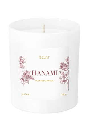 ÉCLAT Hanami Duftkerze - natürliches Sojawachs, Vegan, 280g Kerze, Geschenk, han