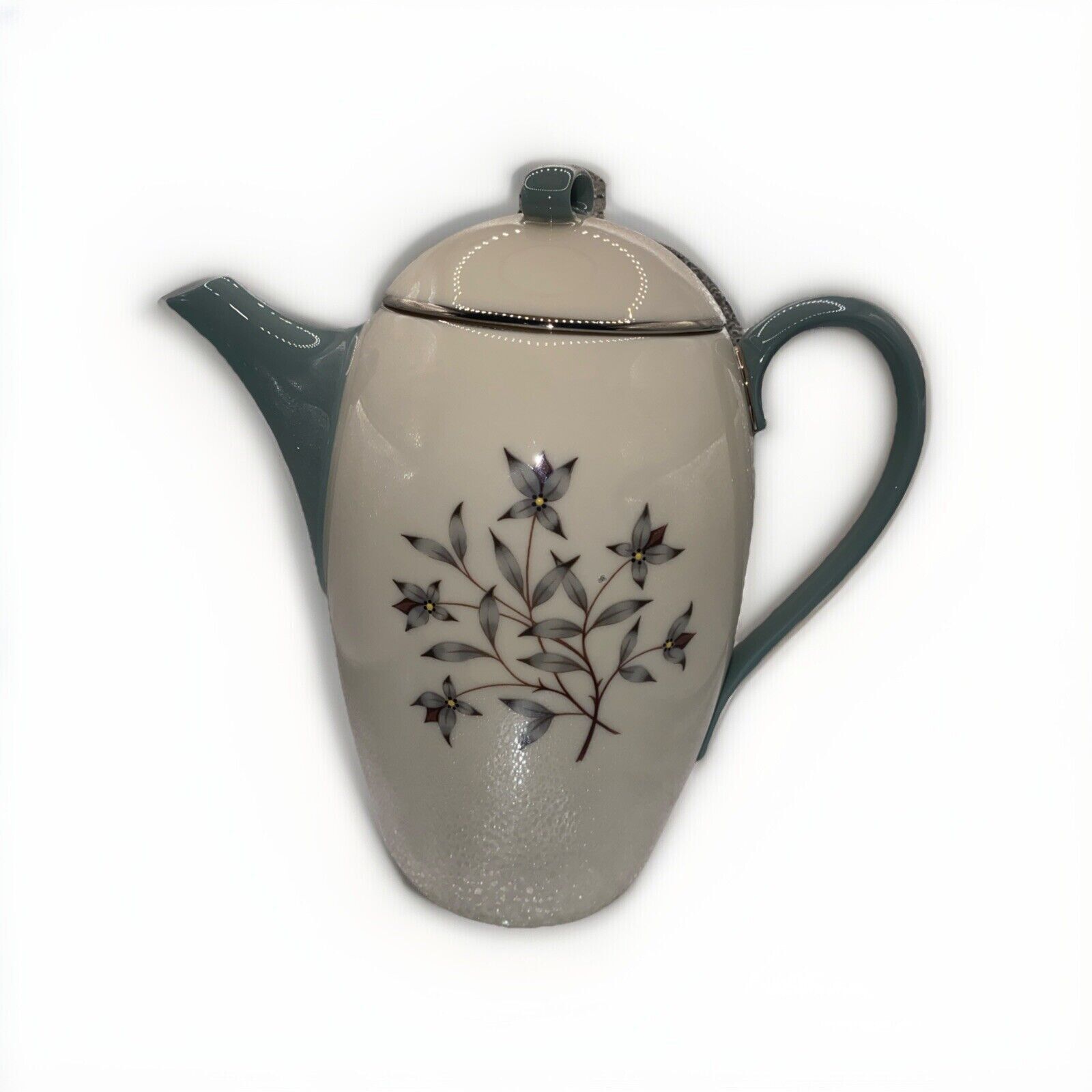 Lenox  Kingsley Jewel Collection Coffee Pot W/ Lid VTG Discontinued 45-1979 RARE