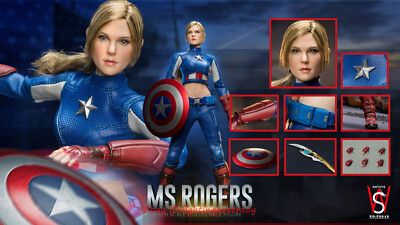 SWTOYS 1/6 ミス ロジャース SWTOYS FS049 MS.Rogers Female Captain America 1/6 Action Figure