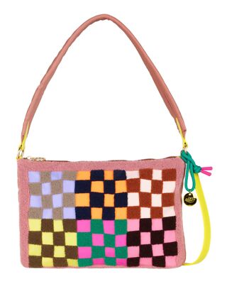 Oilily Sarely Cross Body Bag Umhängetasche Tasche Rosette bunt altrosa