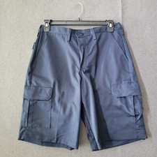 Red Kap Mens 32x12 Blue Work Industrial Uniform Cargo Shorts PT66NV0 736 737