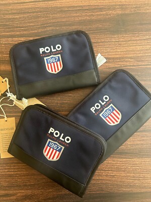 BN Polo Ralph Lauren Men's Bifold Checkbook Wallet 1967 USA