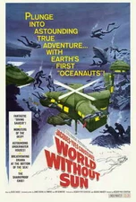 WORLD WITHOUT SUN Movie POSTER 27x40 Jacques-Yves Cousteau