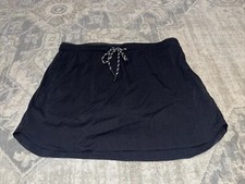 NEW Member's Mark Women's Moisture Wick Woven Trek Black Skort Pockets Sz Large