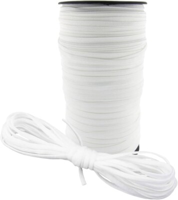 27 Yards Elastic String Cord Bands Rope for Sewing, Bracelet, Crafts, DIY, 1/4''