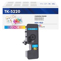 1X Toner TK-5220 TK-5220C Kyocera Ecosys P5021Cdw P5021Cdn M5521Cdw M5521Cdn