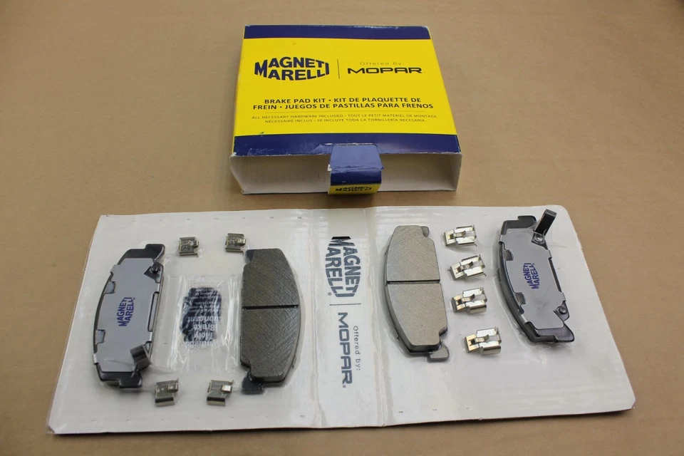 Juego de pastillas de freno de disco delanteras premium para ciertos Honda Civic 1988-2000, 84-85 Accord Foto 3 de 4