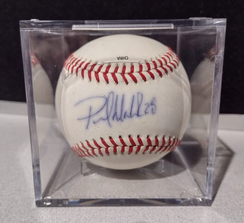 Pittsburgh Pirates PAUL MAHOLM Signed Pirates Baseball w/ Case - Image 2 of 3