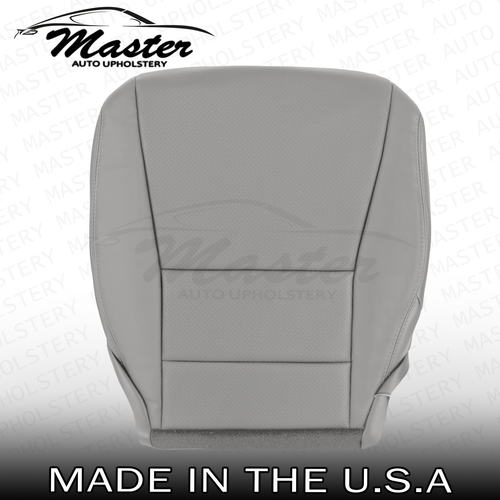 Fits 2013 - 2017 Honda Accord Driver Passenger Side Gray Leather Seat Cover - Picture 10 of 38