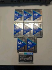 New 8 Sony 8mm Metal Particle Video Tapes Hi8 Cassette Factory Sealed 60 90 120