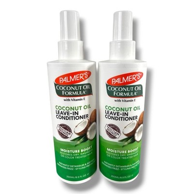 2 x Palmer s Coconut Oil Moisture Boost Leave-In Conditioner 250ml