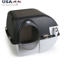 Self Cleaning Litter Box Durable Waste Sifting Grate Pull Out Tray Plastic New