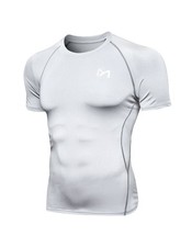 Men Compression Base Layer T-Shirt Gym Fitness Bodybuilding Gym Quick Dry Cool