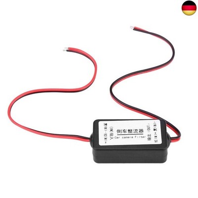 DEWIN Auto Rückfahrkamera Filter, 12V Filter DC Rückfahrkamera Leistungsrelais K