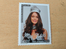 TIMBRE POLYNESIE  FRANCAISE  ANNEE  2026    " MISS  TAHITI  "  NEUF**