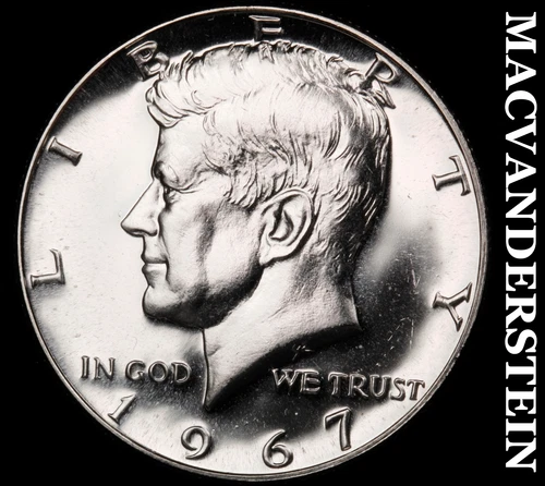 1967 Kennedy Half Dollar- SMS Silver Choice Gem Brilliant Uncirculated+++ #i9272