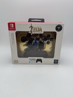 Nintendo Switch Power A Zelda - Breath Of The Wild Wireless Controller Gold Blau