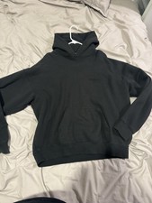 Fear Of God Essentials Authentic Hoodie Black Stretch Limo FW22 Men  s Large