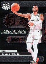 2024-25 Panini Mosaic #14 Damian Lillard Give and Go