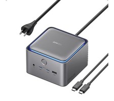 Anker Prime Docking Station with USB-C/USB-A Ports, Built-In USB Port, Gray
