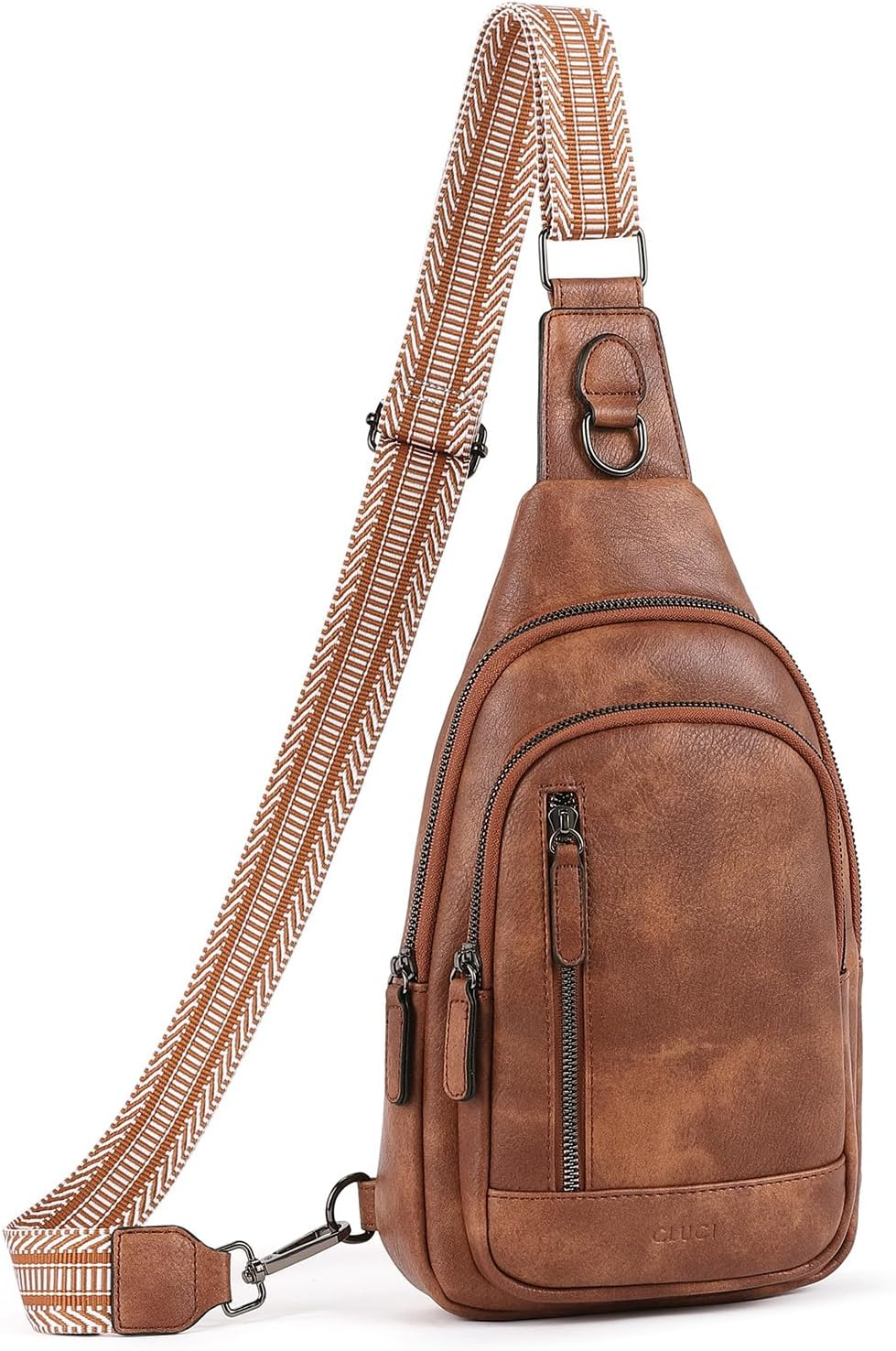 Crossbody Bags for Women Men,Leather Sling Bag Cross Body Backpack for Woman Gif-image