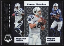2020 Panini Mosaic Flea Flicker James, Manning & Wayne Card #FF9 - Colts