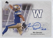 2023 SP Game Used Edition CFL Auto Nic Demski #CFL-ND Auto 0q3