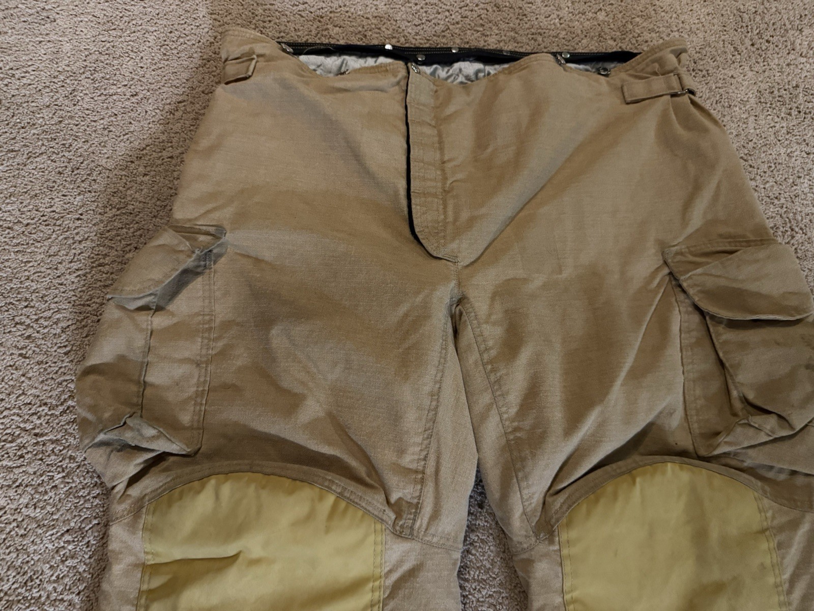 LIONS JANESVILLE FIRE FIGHTING BUNKER GEAR CROSSTECH PANTS 48R SUSPENDERS