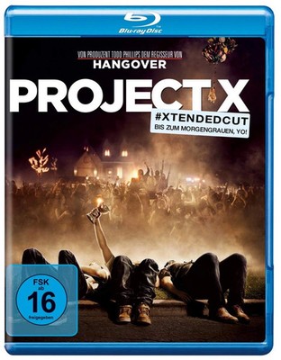 Project X Blu-ray Extended Cut Oliver Cooper Jugendfilm FSK 16 Deutsch Englisch