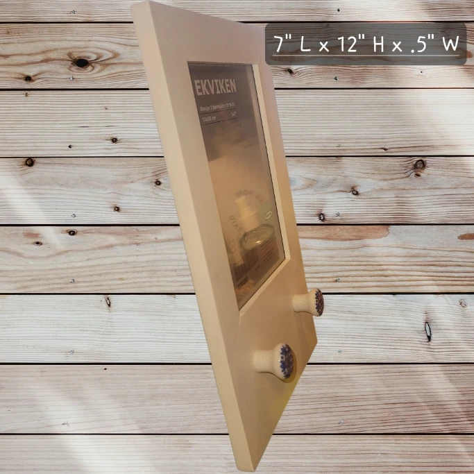 Wall Mounted PICTURE PHOTO FRAME with Ceramic Knobs Hooks - White - IKEA 2014 - Image 3 of 4