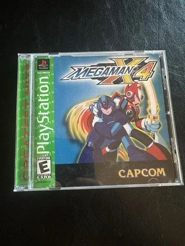 Mega Man X4 (Sony PlayStation 1, 1997) PS1 Complete W/ Manual
