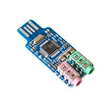 CM108 USB Drive Free Sound Card Laptop Computer External Sound Card Module -