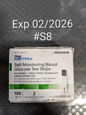 McKesson 06-R3051-41 True Metrix Self Monitoring Blood Glucose Test 100 Strips 