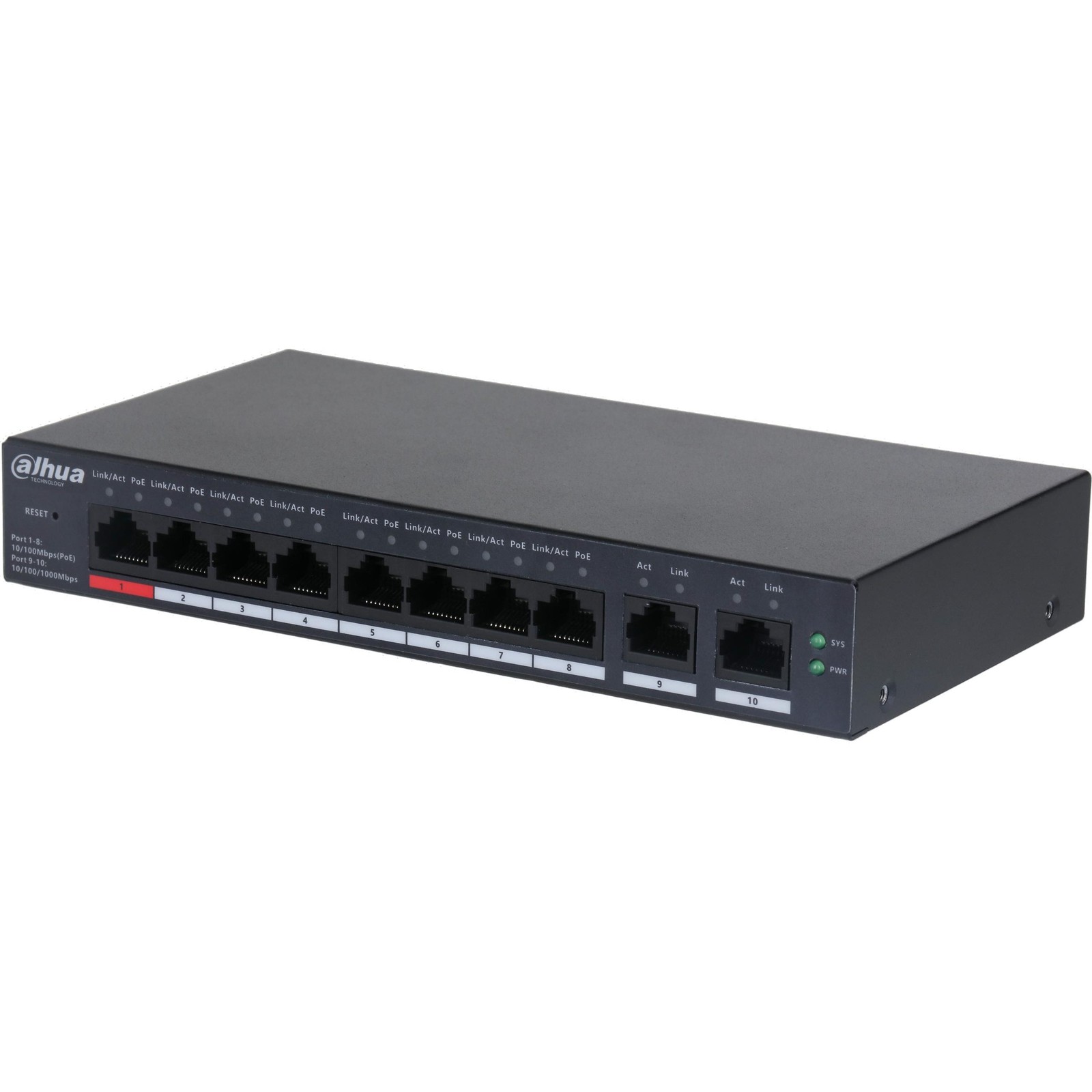 Commutateur PoE 8 ports 100 Mbps CS4010-8ET-110 - Image 5