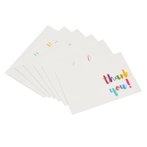 144 Pack Thank You Cards Bulk, Rainbow Thank You Notes With Envelopes, 4X6" - 第 6/9 張圖片
