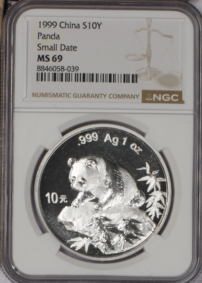 MS 69 Chinese Panda Silver Bullion Coins for sale | eBay