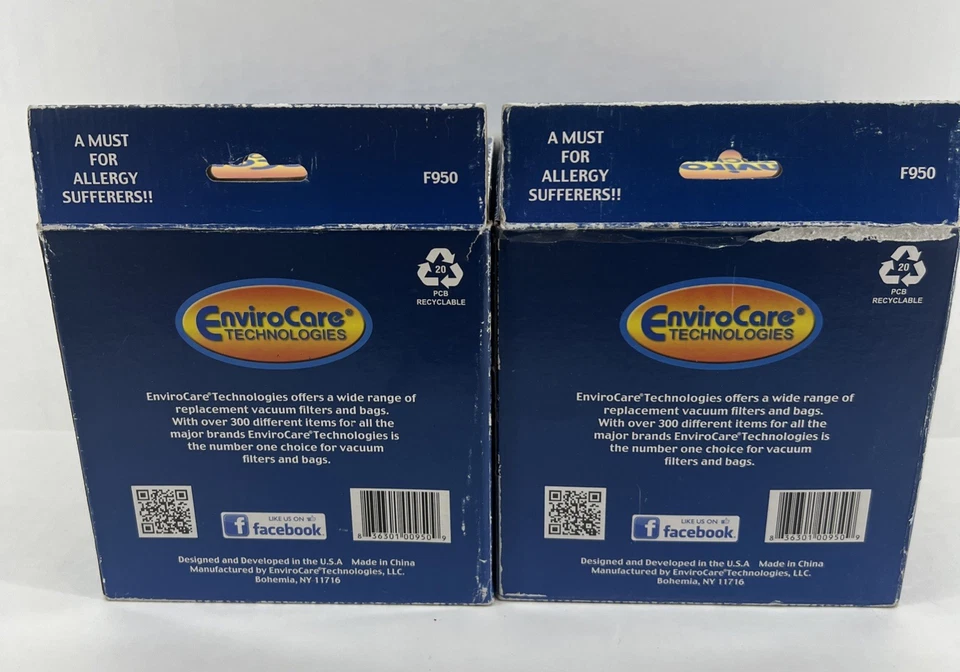 2 F16 HEPA 86710 Filter For Dirt Devil Model Vision EnVision Glide Uprights F950 - Изображение 4 из 4