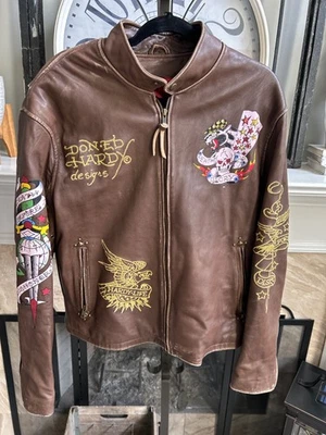 Ed Hardy Motorcycle Jacket Coats, Jackets & Vests for Men for Sale