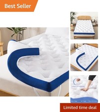 Temperature-Regulating 5 Inch Mattress Topper - Cool Comfort for Every Season