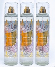 3 Bath  Body Works SNOWFLAKES CASHMERE Fine Fragrance Mist Body Spray 8 oz