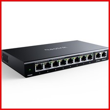 REOLINK PoE Switch 8 PoE And 2 Gigabit Uplink Ports RLA-PS1