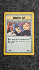 Here Comes Team Rocket #15/82 Team Rocket 1st Edition Holo Trainer Pokemon NM on eBay