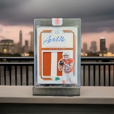 2025 Panini National Treasure Arch Manning On Card Auto FOTL 1/39 Longhorns
