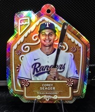 2024 Topps Holiday - Oversized Ornaments Die-Cuts Corey Seager #MLBO-15