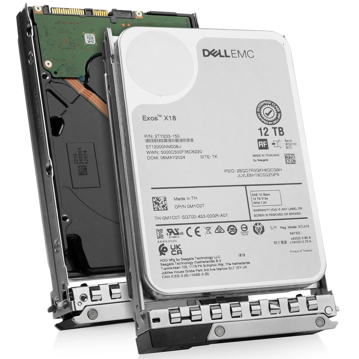 Dell SAS Internal Hard Disk Drives 12 TB Storage Capacity for sale