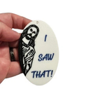 5Pcs “I Saw That” Funny Ornaments – Plastic Christmas Tree Hanging Decorations